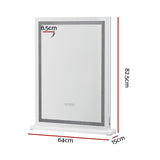Embellir Bluetooth Makeup Mirror 58x80cm Hollywood Vanity with LED Light Crystal - Front View
