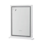 Embellir Bluetooth Makeup Mirror 58x80cm Hollywood Vanity with LED Light Crystal - Top-Down View