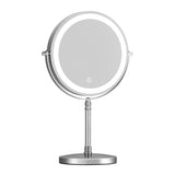 Embellir Makeup Mirror 20x20cm 10X Magnifying with LED Light Rotation Tabletop - Close-Up Angle