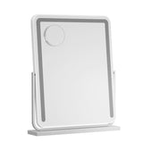 Embellir Makeup Mirror 40x50cm Hollywood Vanity with LED Light Strip Rotation - Close-Up Angle