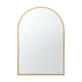 Embellir Arch Wall Mirror, Decorative Gold Frame Mirrors, 61x41cm Bathroom Vanity Mirror, Slim Frame for Living Room Entryway Bedroom Decor