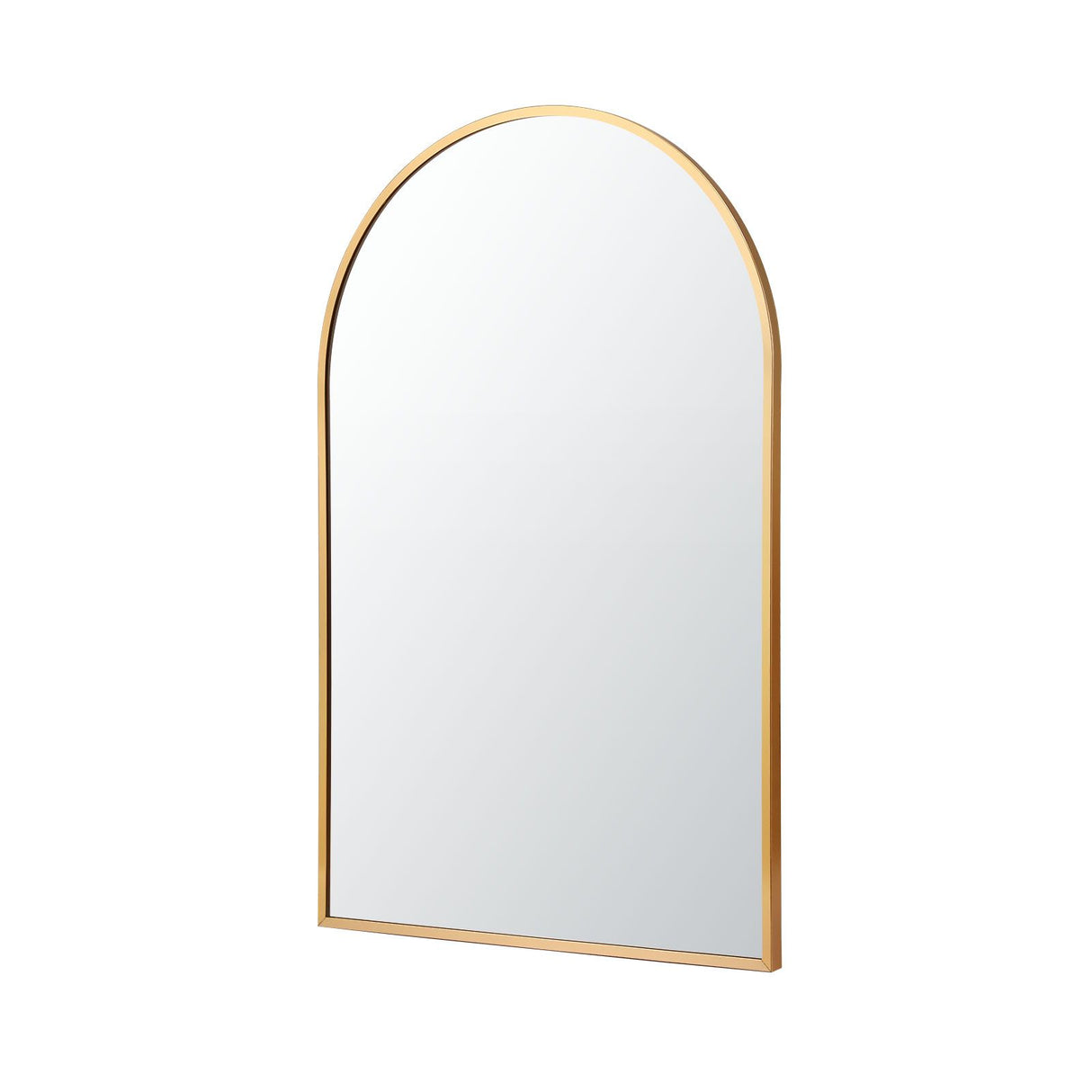 Embellir Arch Wall Mirror, Decorative Gold Frame Mirrors, 61x41cm Bathroom Vanity Mirror, Slim Frame for Living Room Entryway Bedroom Decor