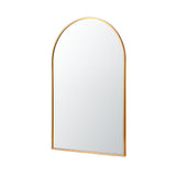 Embellir Arch Wall Mirror, Decorative Gold Frame Mirrors, 61x41cm Bathroom Vanity Mirror, Slim Frame for Living Room Entryway Bedroom Decor - Extra Image