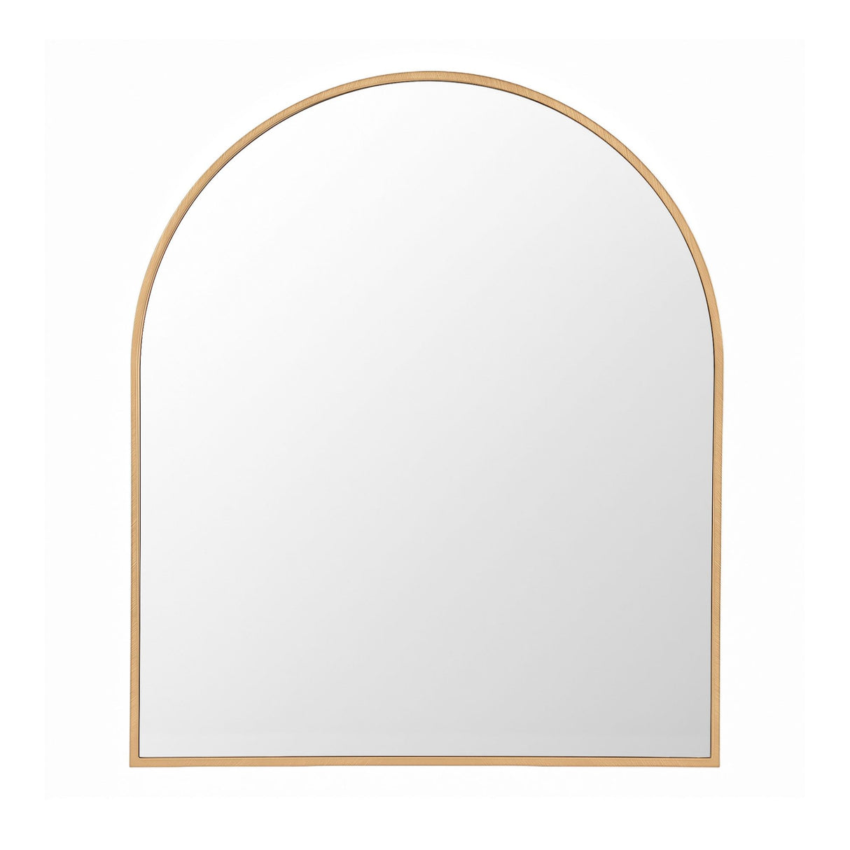 Embellir Arch Wall Mirror, Decorative Gold Frame Mirrors, 86x81cm Bathroom Vanity Mirror, Slim Frame for Living Room Entryway Bedroom Decor