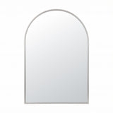 Embellir Arch Wall Mirror, Decorative Silver Frame Mirrors, 61x41cm Bathroom Vanity Mirror, Slim Frame for Living Room Entryway Bedroom Decor - Low Angle