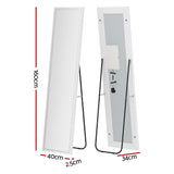 Embellir Full-Length Floor Wall Mirrors LED Light - Front View