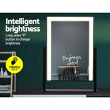 Embellir Makeup Mirror 25x30cm Hollywood Vanity with LED Light Rotation Black - 45-Degree Angle