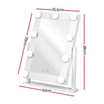 Embellir Makeup Mirror 30x38cm Hollywood Vanity with LED Light Rotation Tabletop