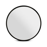 Embellir Wall Mirror Makeup 60cm Home Decor Framed Mirrors Bathroom Round Black - Side View