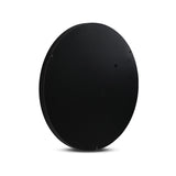 Embellir Wall Mirror Makeup 80cm Home Decor Framed Mirrors Bathroom Round Black - Top-Down View
