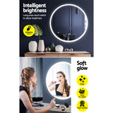 Embellir Wall Mirror 90cm with Led light Makeup Home Decor Bathroom Round Vanity - Rear View