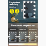 Embellir Hollywood Wall mirror Makeup Mirror With Light Vanity 12 LED Bulbs - Top-Down View