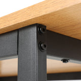 Artiss Dining Table 6 Seater Kitchen Cafe Rectangular Wooden Table 150CM - Top-Down View