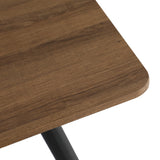 Artiss Dining Table 4 Seater Kitchen Cafe Wooden Table Rectangular 120CM - Side View