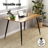 Artiss Dining Table 4 Seater Kitchen Cafe Wooden Table Rectangular 120CM - 45-Degree Angle