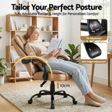Artiss Massage Office Chair Executive Computer Gaming Chairs Brown PU Leather Espresso - 45-Degree Angle