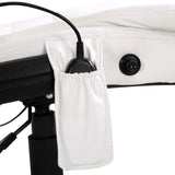 Artiss 8 Point Massage Office Chair Heated Seat Recliner PU White - Extra Image