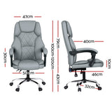 Artiss Massage Office Chair Computer Chairs High Back - Front View