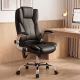 Artiss 8 Point Massage Office Chair PU Leather Black - Extra Image