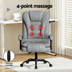 Artiss Executive Office Chair 4-Point Massage Adjustable Ergonomic Recline Back