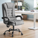 Artiss Executive Office Chair 4-Point Massage Adjustable Ergonomic Recline Back - Close-Up Angle