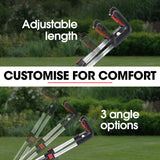 BAUMR-AG 520CX 40V SYNC 17' Cordless Lawn Mower Kit, Fast Charger, 2 x 4Ah Battery, 5 Cutting Heights, Adjustable Ergonomic Handle, Mulching Option