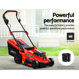 Giantz Lawn Mower 40V Battery Only Cordless 20V x2 Fits LI37 - Rear View