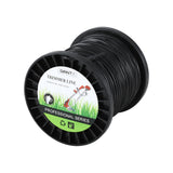 Giantz 100M Whipper Snipper Trimmer Line 2.4mm Star Nylon String Cord Black - Front View