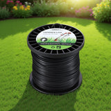 Giantz 100M Whipper Snipper Trimmer Line 2.4mm Star Nylon String Cord Black - Rear View