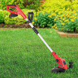 Giantz 20V Wireless Grass Trimmer and Edger with Adjustable Handle - Close-Up Angle