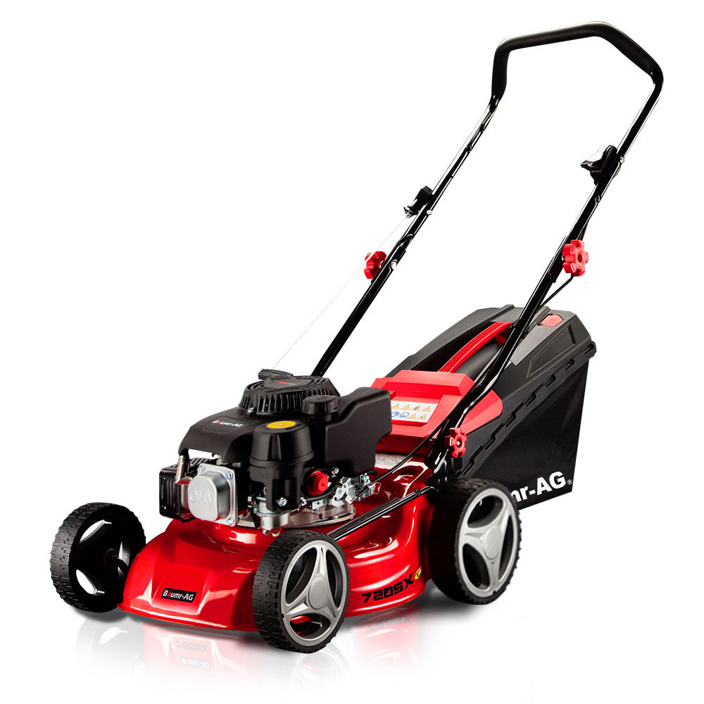 Baumr-AG 720SX 17' 139cc Steel Deck Petrol 4-Stroke Lawn Mower