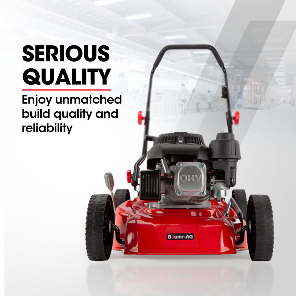 Baumr-AG 720SX 17' 139cc Steel Deck Petrol 4-Stroke Lawn Mower