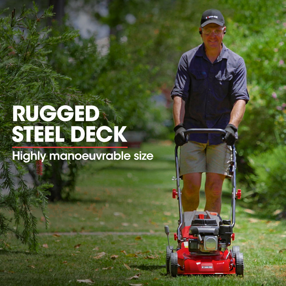 Baumr-AG 720SX 17' 139cc Steel Deck Petrol 4-Stroke Lawn Mower