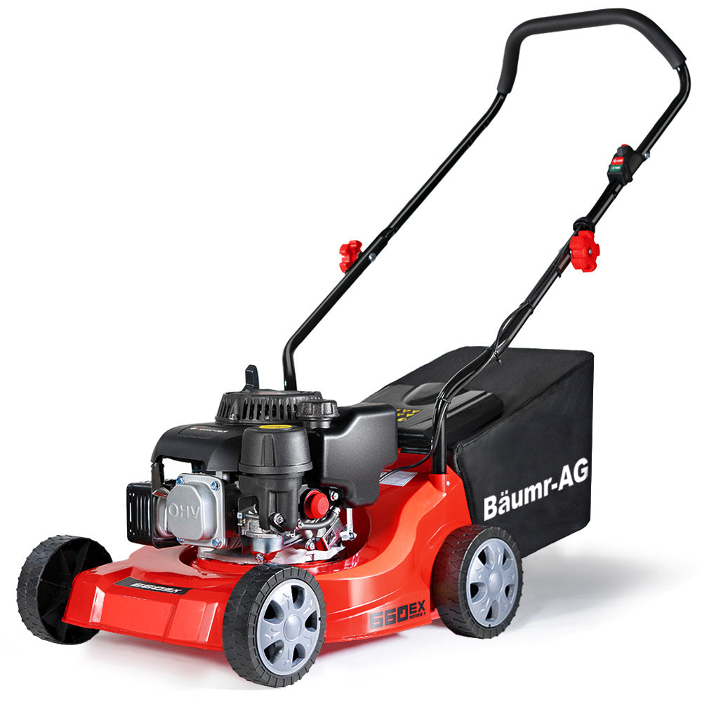 BAUMR-AG Petrol Lawn Mower 139cc 16' 4 Stroke Push - 660EX Series II