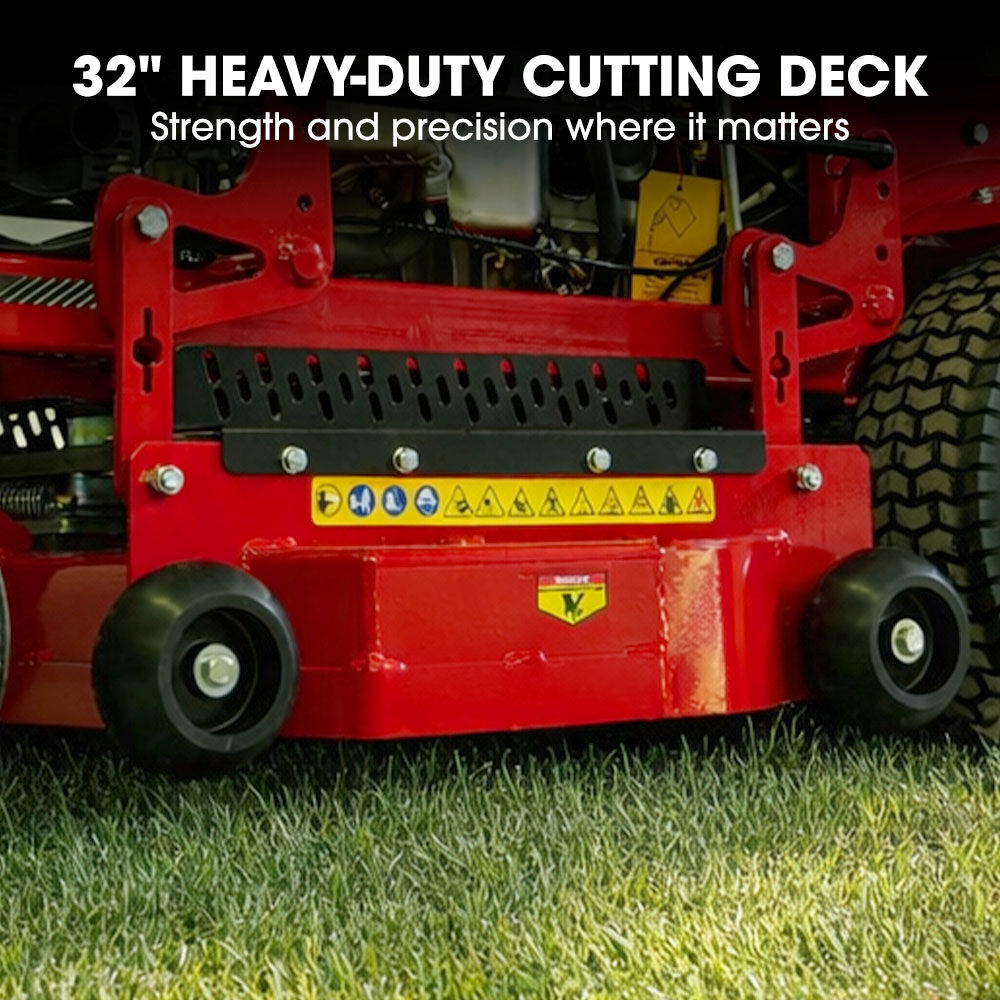 BAUMR-AG 32' Stand-On Zero-Turn Mower, Electric Start, 23hp, 764cc, Hydrostatic Drive, 10 Cut Heights