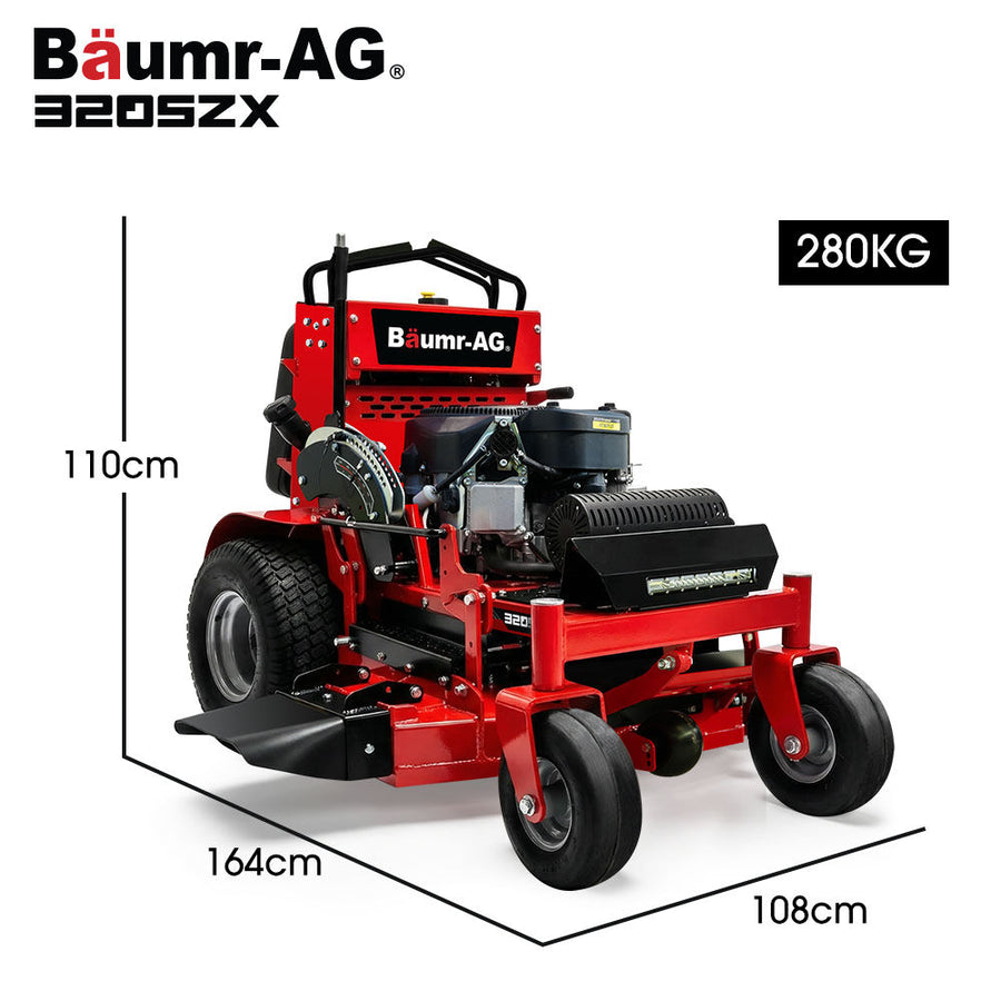 BAUMR-AG 32' Stand-On Zero-Turn Mower, Electric Start, 23hp, 764cc, Hydrostatic Drive, 10 Cut Heights