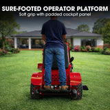 BAUMR-AG 32' Stand-On Zero-Turn Mower, Electric Start, 23hp, 764cc, Hydrostatic Drive, 10 Cut Heights