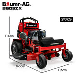 BAUMR-AG 36' Stand-On Zero-Turn Mower, Electric Start, 23hp, 764cc, Hydrostatic Drive, 10 Cut Heights - Rear View