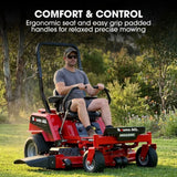 BAUMR-AG 50' Zero-Turn Ride On Mower, Electric Start, 23hp, 764cc, Hydrostatic Drive, 7 Cut Heights