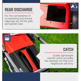 BAUMR-AG Petrol Lawn Mower 220cc 18' 4 Stroke Self Propelled - 780SX - Close-Up Angle