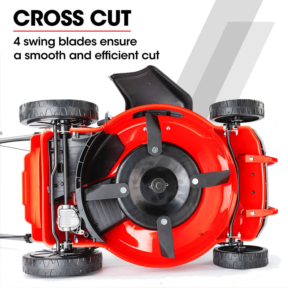 BAUMR-AG Petrol Lawn Mower 220cc 20' 4 Stroke Self Propelled - 840SX