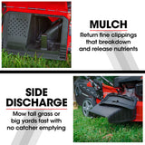 BAUMR-AG 21' 248cc Self-Propelled Push Button Electric Start 4in1 Lawnmower - 890SXe
