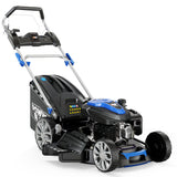 PowerBlade 22' 224cc Self-Propelled Lawn Mower, Electric Start, 7 Height, Steel Deck, Deck Wash Port