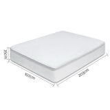 Giselle Bedding Mattress Protector King Single - Front View