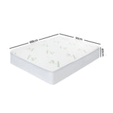 Giselle Bedding Mattress Protector Bamboo Single - Front View