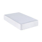 Giselle Cooling Mattress Protector Waterproof Deep Pocket Fitted Cover Single - Front View