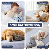 Giselle Cooling Mattress Protector Waterproof Deep Pocket Fitted Cover Single - Extra Image