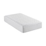 Giselle Waterproof Mattress Protector 100% Cotton Quilted Fitted Cover King Single - Front View