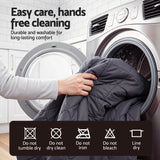 Giselle Water-Resistant Mattress Protector Microfiber 360° Fit King Single - Low Angle