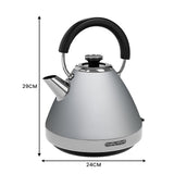 Morphy Richards 1.5L Venture Collection MRVK15SG Pyramid Kettle in Steel Grey